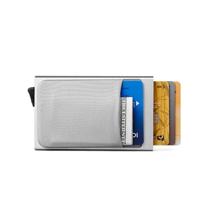 Dompet Kartu Card Holder Wallet Automatic Pop-Up Card Box NJ163