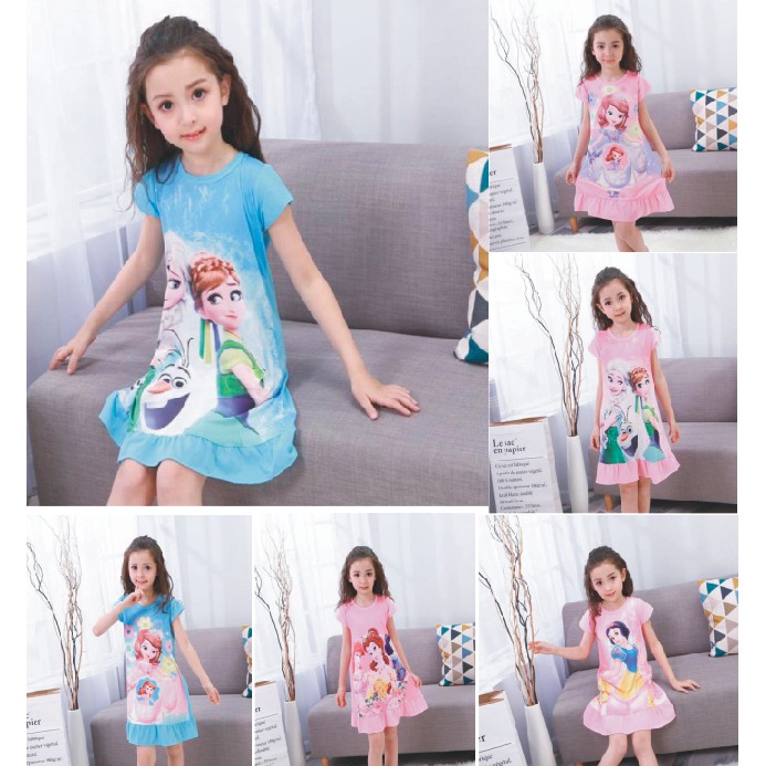 Anak Import Daster Dress Anak Import / Daster Anak Import (Usia 1- 10 Tahun) Bisa COD / Daster Anak 