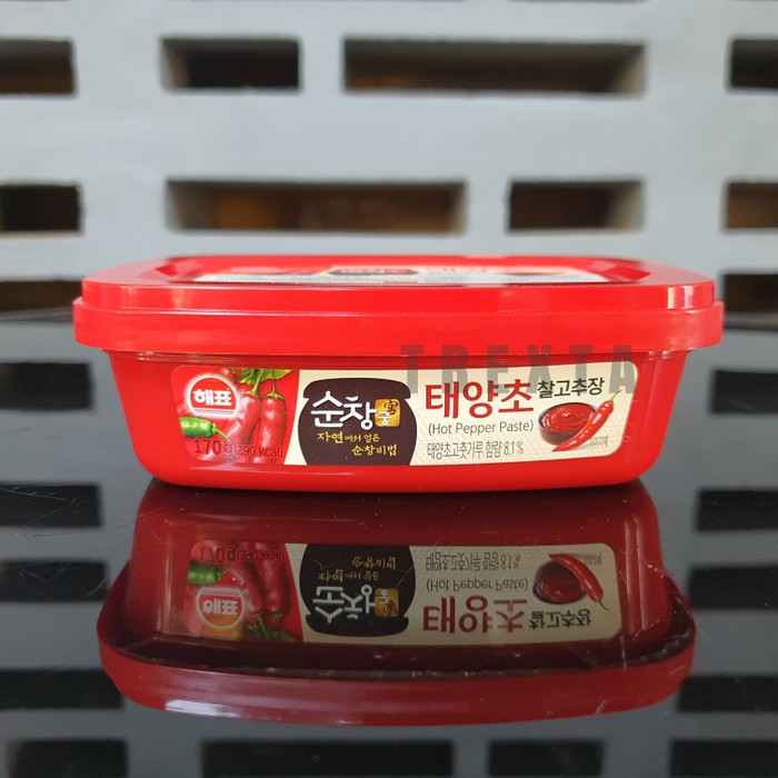 

GOCHUJANG / HOT PEPPER PASTE / SAOS BIBIMBAP TAEYANGCHO 170 GRAM