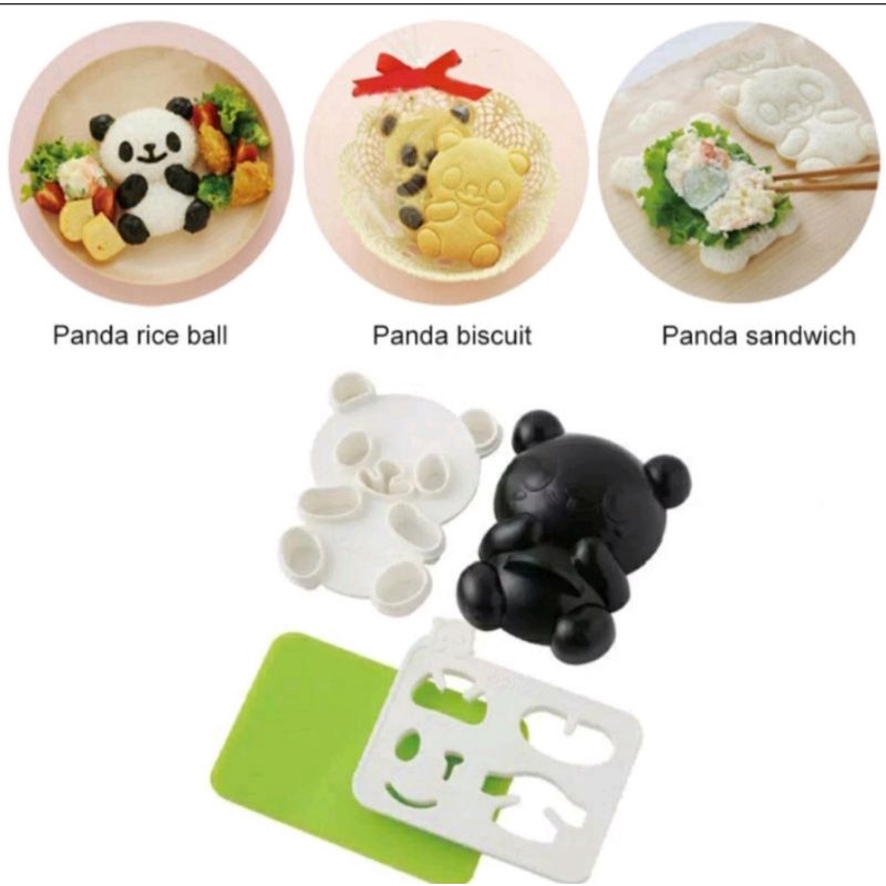 PANDA SET RICE MOLD WITH PUNCHER