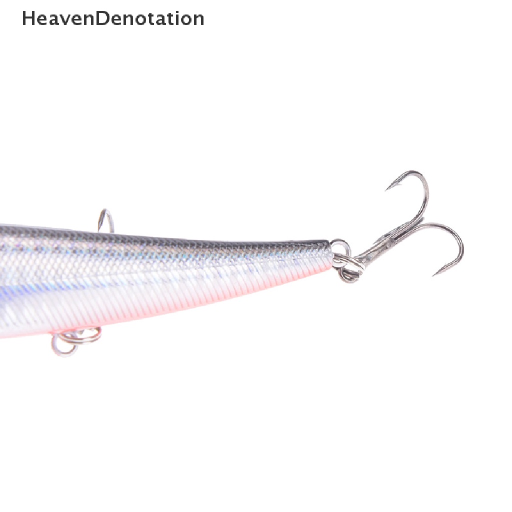 (Heavendenotation) 1pc Umpan Pancing Bentuk Ikan Kecil Bahan Plastik Keras 14cm / 23g