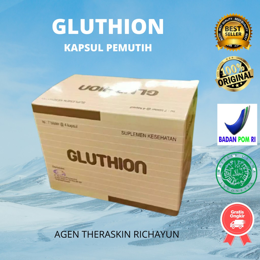 Gluthion kapsul pemutih 28 kapsul