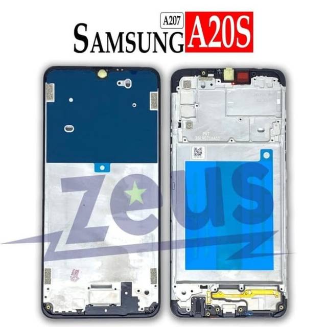 tulang Tengah Frame LCD Samsung A20S - A207 - tulang HP Original