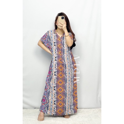 MDLV ~ 91982# Homewear Maxi Dress Maxi Jumbo Import