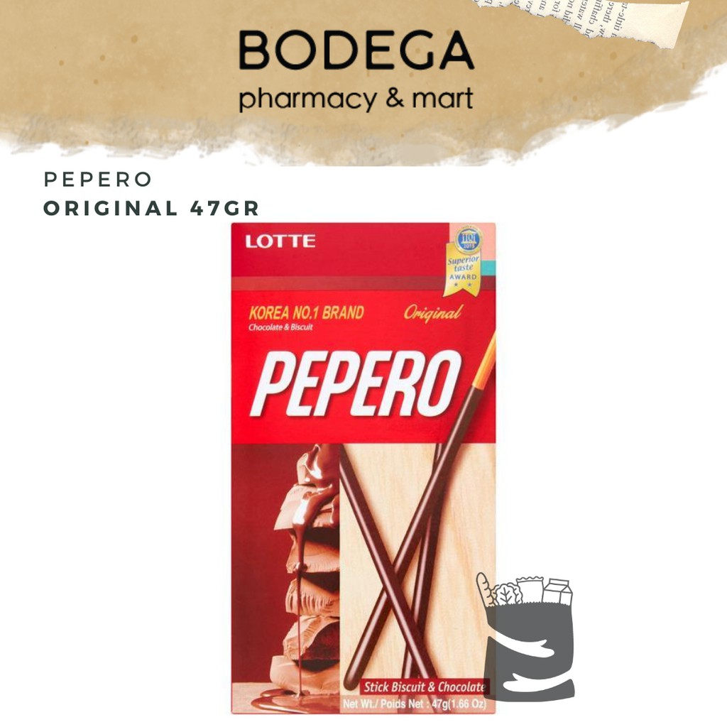 

Peppero Chocolate Original | Pepero Rasa Coklat 32gr (BODEGA MART)