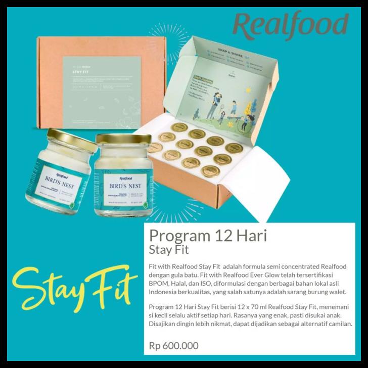 

DISKON TERBATAS !!! REAL FOOD STAY FIT - MINUMAN SARANG BURUNG WALET (12 BOTOL) TERLARIS