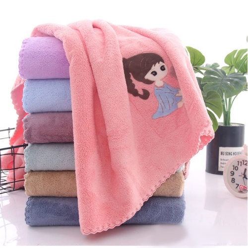 Handuk Mandi ANAK Bahan Microfiber Lembut Ukuran 35x75cm / Handuk keramas / Lap Muka - LPM Shop