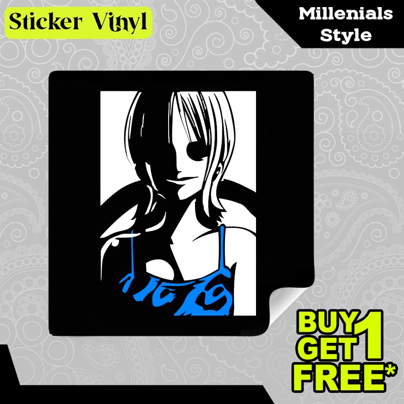 

Stiker Sticker Nami in Shadow One Piece Karakter Anime Jepang Aesthetic Bahan Vinyl Satuan Anti Air