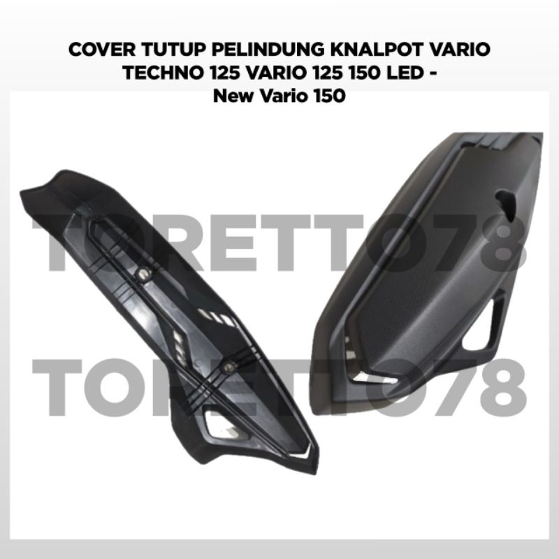 TAMENG KNALPOT ABS COVER KNALPOT ABS HONDA VARIO TECHNO VARIAN 2012 UP