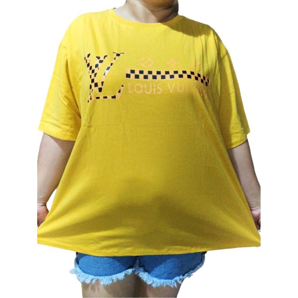 (LD 130cm) 4L XXXXL KAOS BIGSIZE ATASAN BIG SIZE KAOS JUMBO WANITA ATASAN WANITA KAOS JUMBO