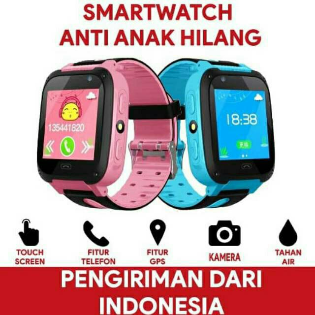 Bisa COD Smartwatch Anak Anti Hilang Dengan GPS Tracker GSM Terhubung Android/iOS