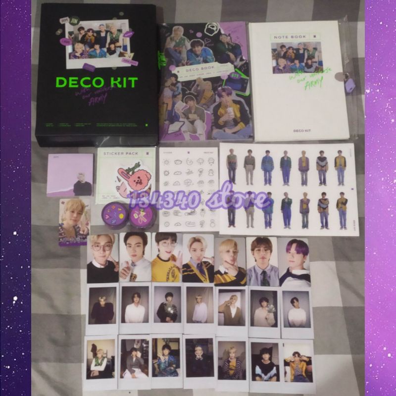 [READY STOCK] SHARING BTS DECO KIT OFFICIAL PHOTOCARD / PC