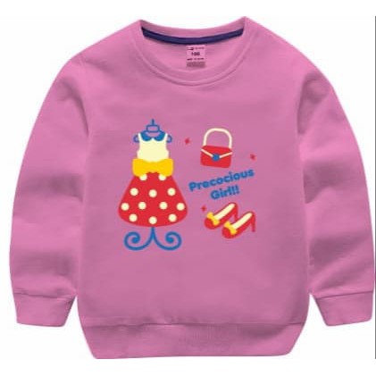 KALILA - PRECOCIUS GIRL / Sweater Fleece Anak Perempuan