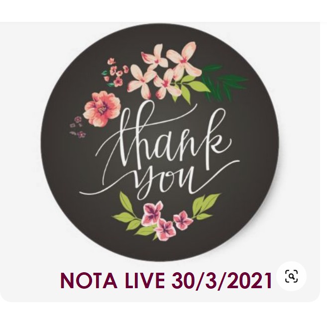 

NOTA LIVE STREEMING 30 MARET 2021