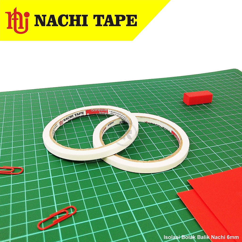 

Nachi Isolasi Bolak Balik 1/4"x10 / 6mm x 10yards (Core Besar)