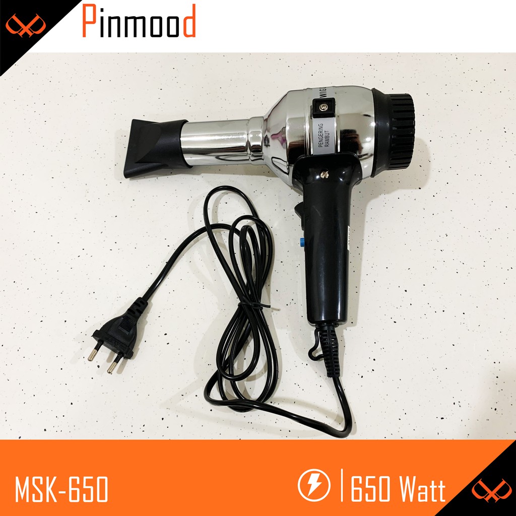 HAIR DRYER / PENGERING RAMBUT MASAKO MSK-650 ANGIN NORMAL DAN PANAS / SALON DAN KUCING MURAH