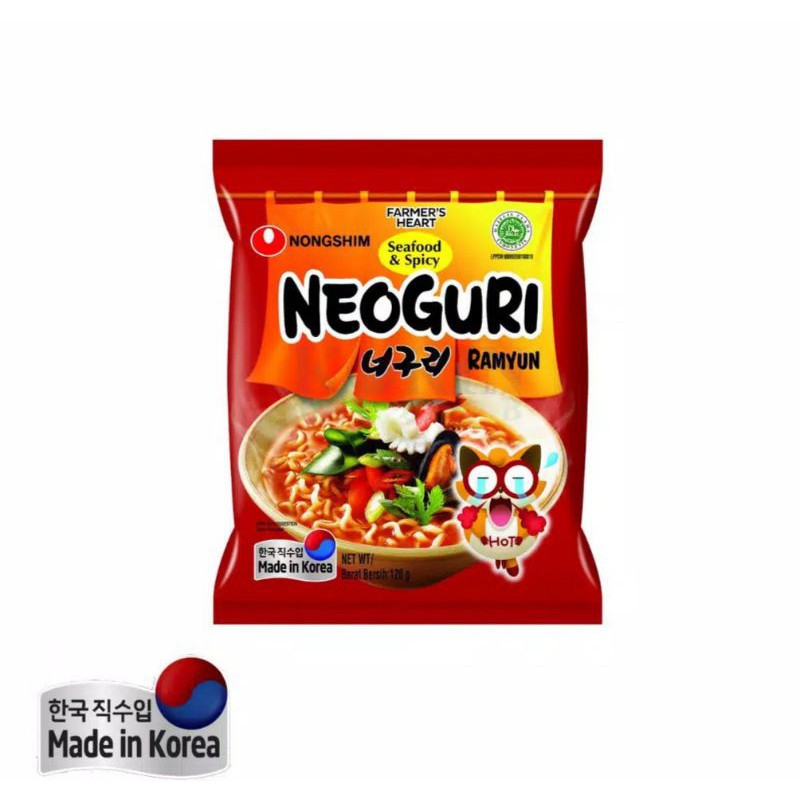 TERMURAH Nongshim Neoguri Udon SEAFOOD Halal (ada logo Halal MUI) the best