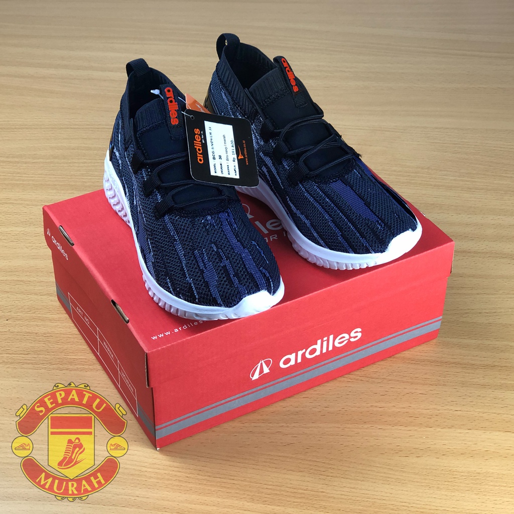 Sepatu Ardiles Anak Lelaki Snover JJ - Biru Navy