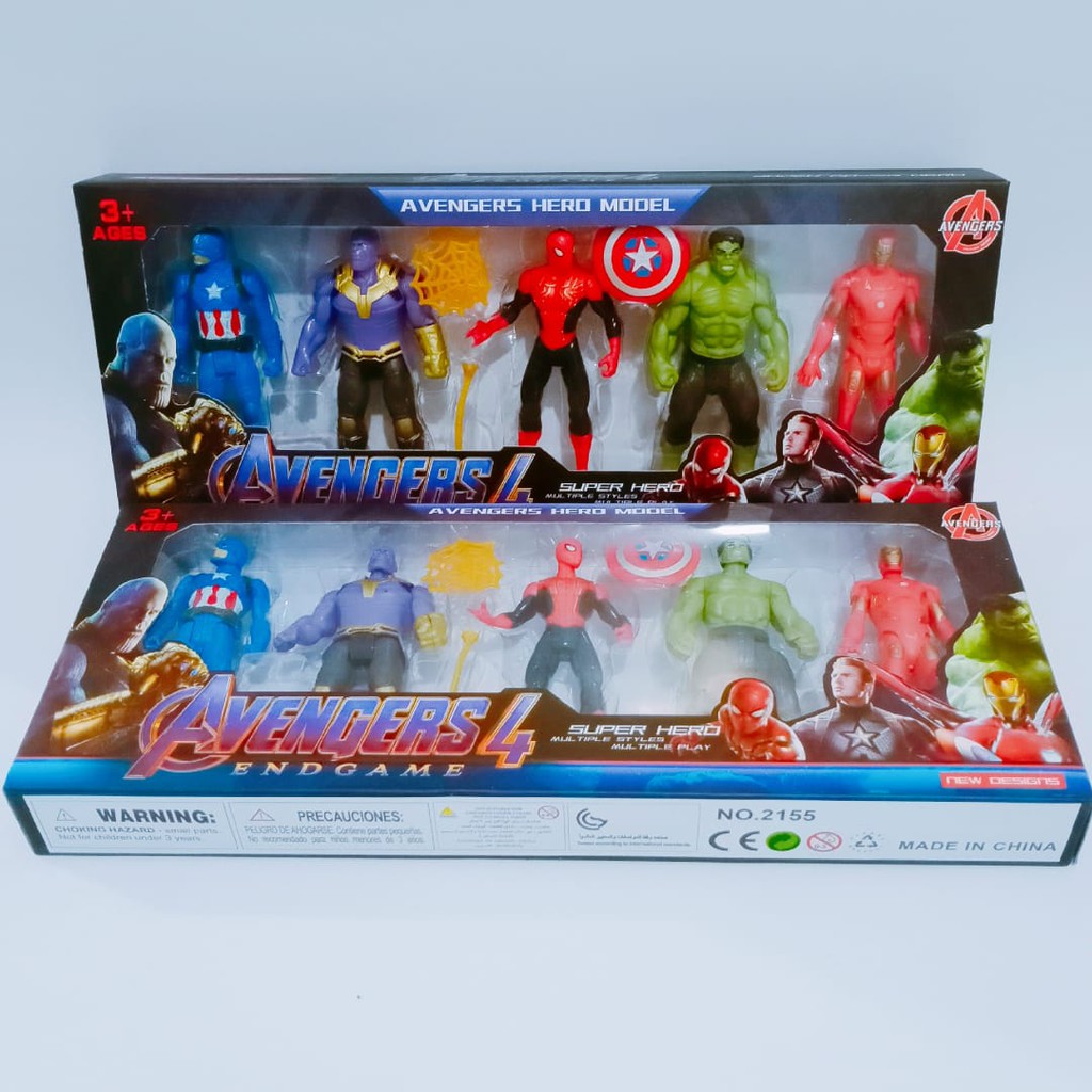 Robot AVENGERS4 1SET 5IN1 5pcs robot