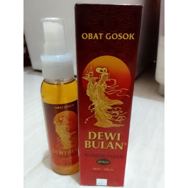 minyak gosok dewi bulan spray original
