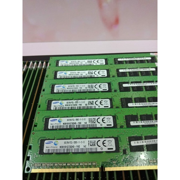 Memory Ram SERVER DDR3 8GB 2Rx8 PC3L-12800E ECC UDIMM Unbuffered khusus untuk pc server