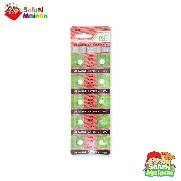 BATERAI JAM TANGAN Alkaline BATRE AG4 626A 377A CX66W Universal