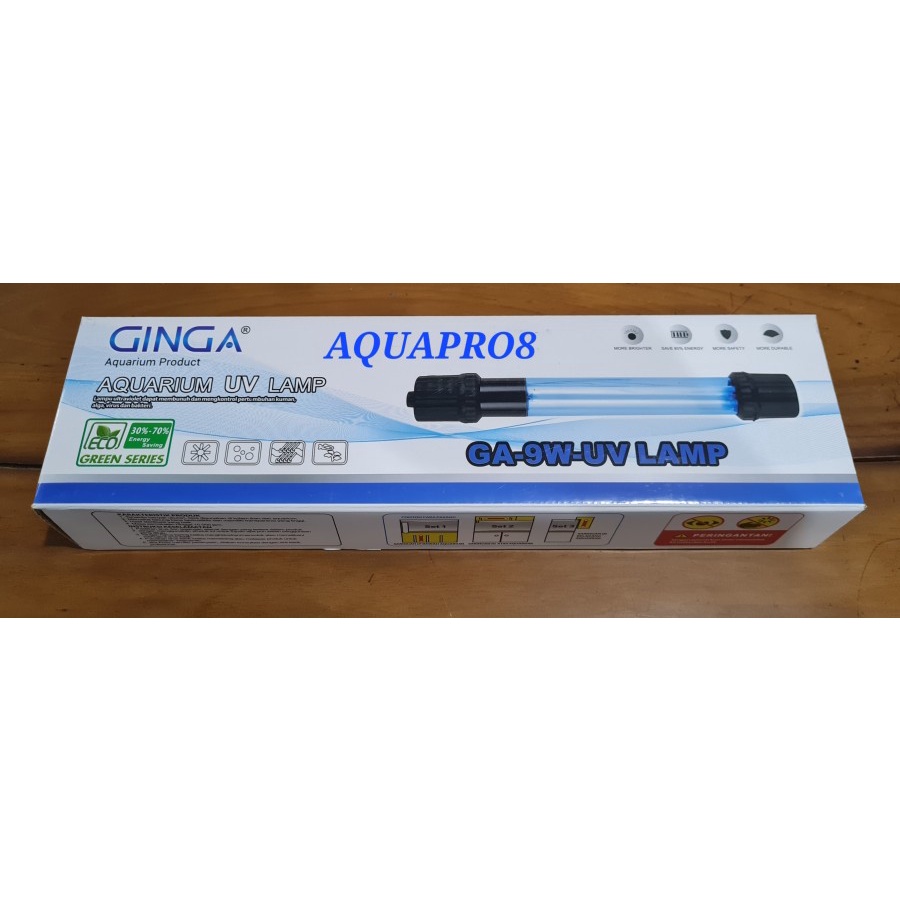 Promo Lampu Aquarium Ginga UV 9 Watt Ginga UV 9 W Ginga UV 9W