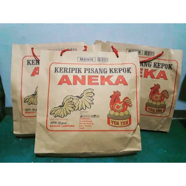 

KRIPIK KERIPIK PISANG 225gram RASA MANIS YENYEN ASLI KHAS BANDARLAMPUNG RENYAH BIKIN HARIMU CERIA