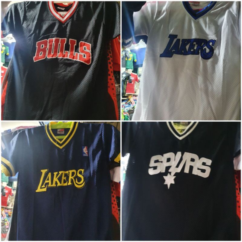 KAOS TSHIRT NBA BASKET LAKERS SPURS BULLS MURAH