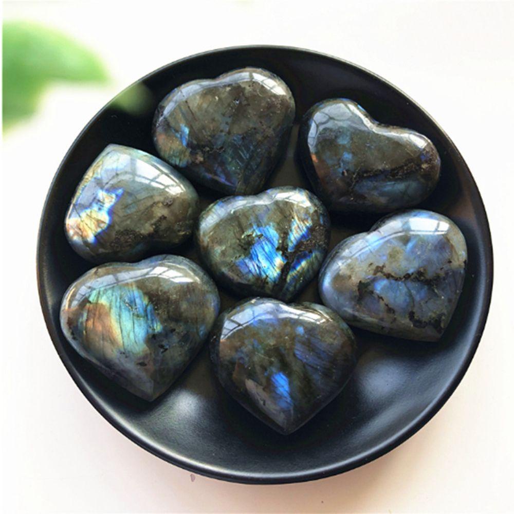 【 ELEGANT 】 Moonstone Energy Stablize Kristal Reiki Bentuk Hati