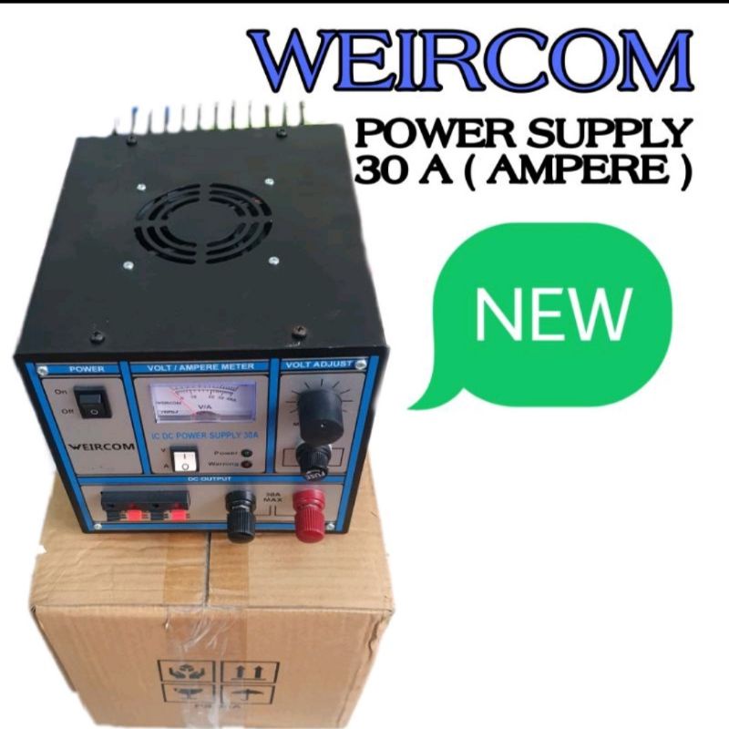 POWER SUPPLAI 30A WEIRCOM - POWER SUPPLAY RADIO RIG HT