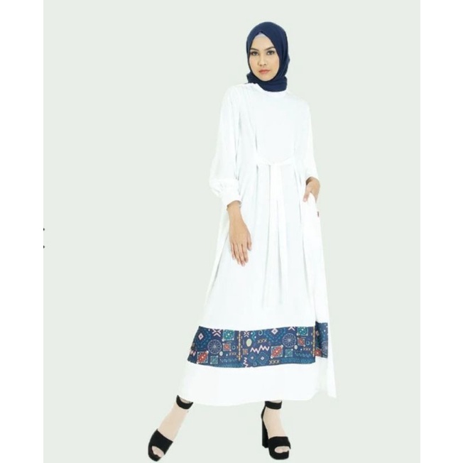 Dauky Baju Gamis Polos Dresscode Frexa