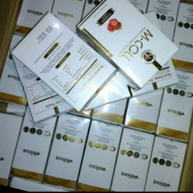 M coll collagen candy isi 60 original segel wellous PROMO MURAH