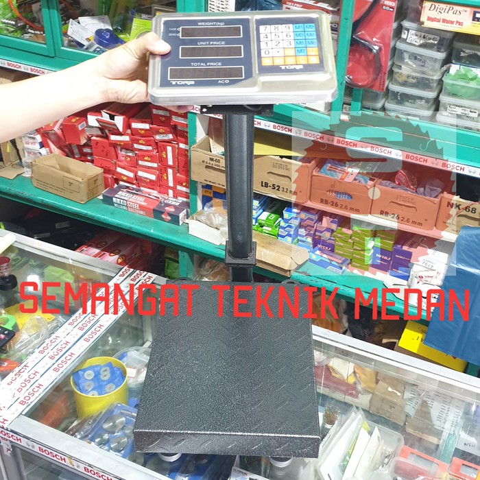 100kg TIMBANGAN DUDUK LAUNDRY DIGITAL TORA 100 kg 100kg TORA DIGITAL