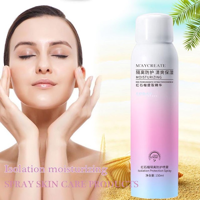 BISA COD - New Import Korea - Spray Lotion Pemutih Kulit Badan Wajah - Maycreate Spray Body Cream