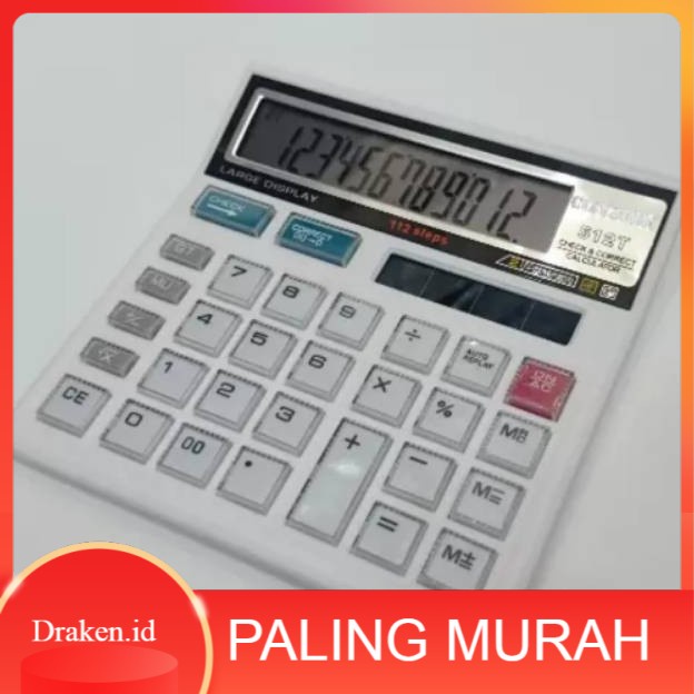 

[COD} Kalkulator Cityzenn 512 Putih Original . Kalkulator 12 Digit murah