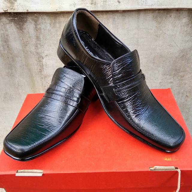 Sepatu Pantofel / Sepatu Pantofel Pria Kulit Premium Asli MCT 558