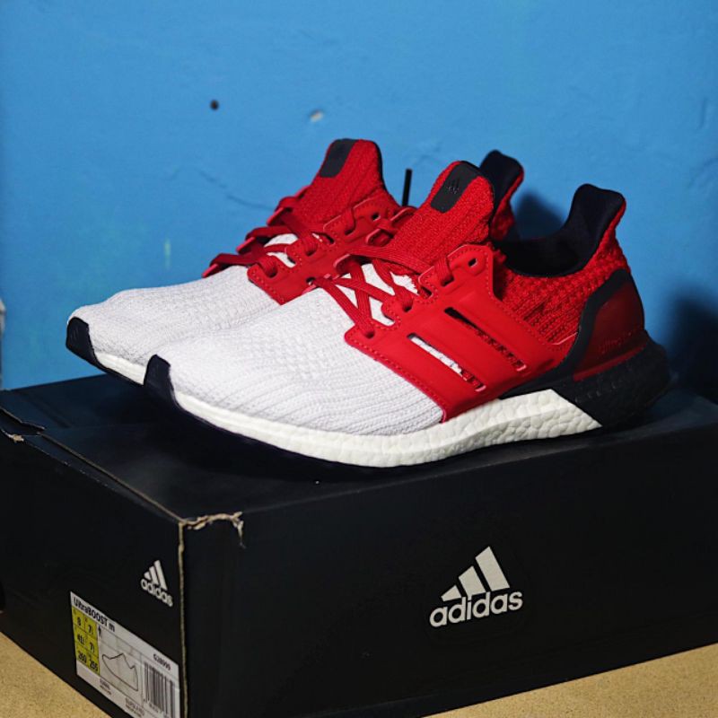 ultraboost red white