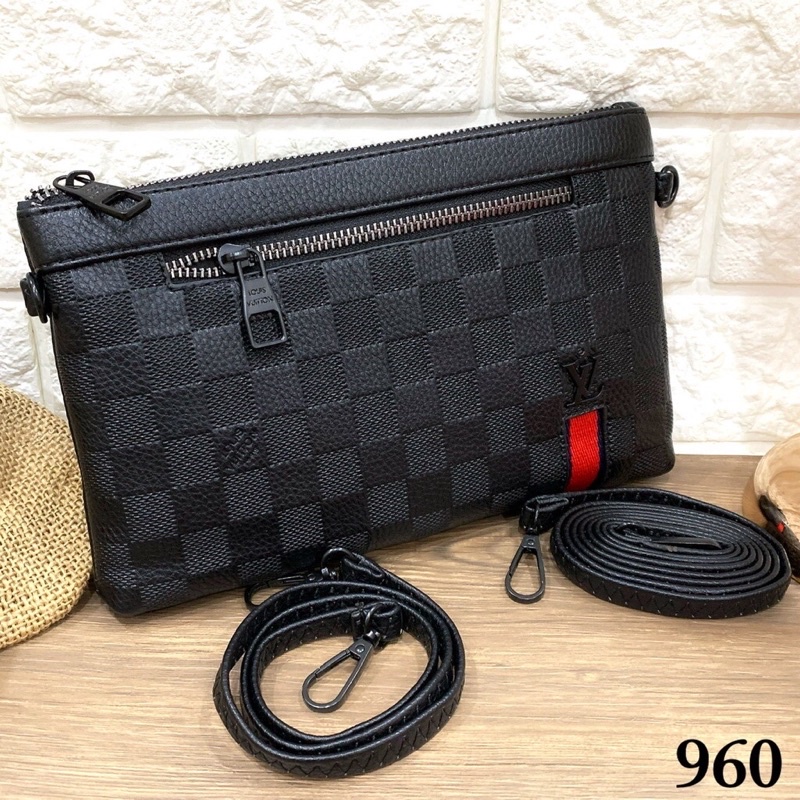 CLUTCH LV 9 EMBOSS SUPER PREMIUM PRIA WANITA