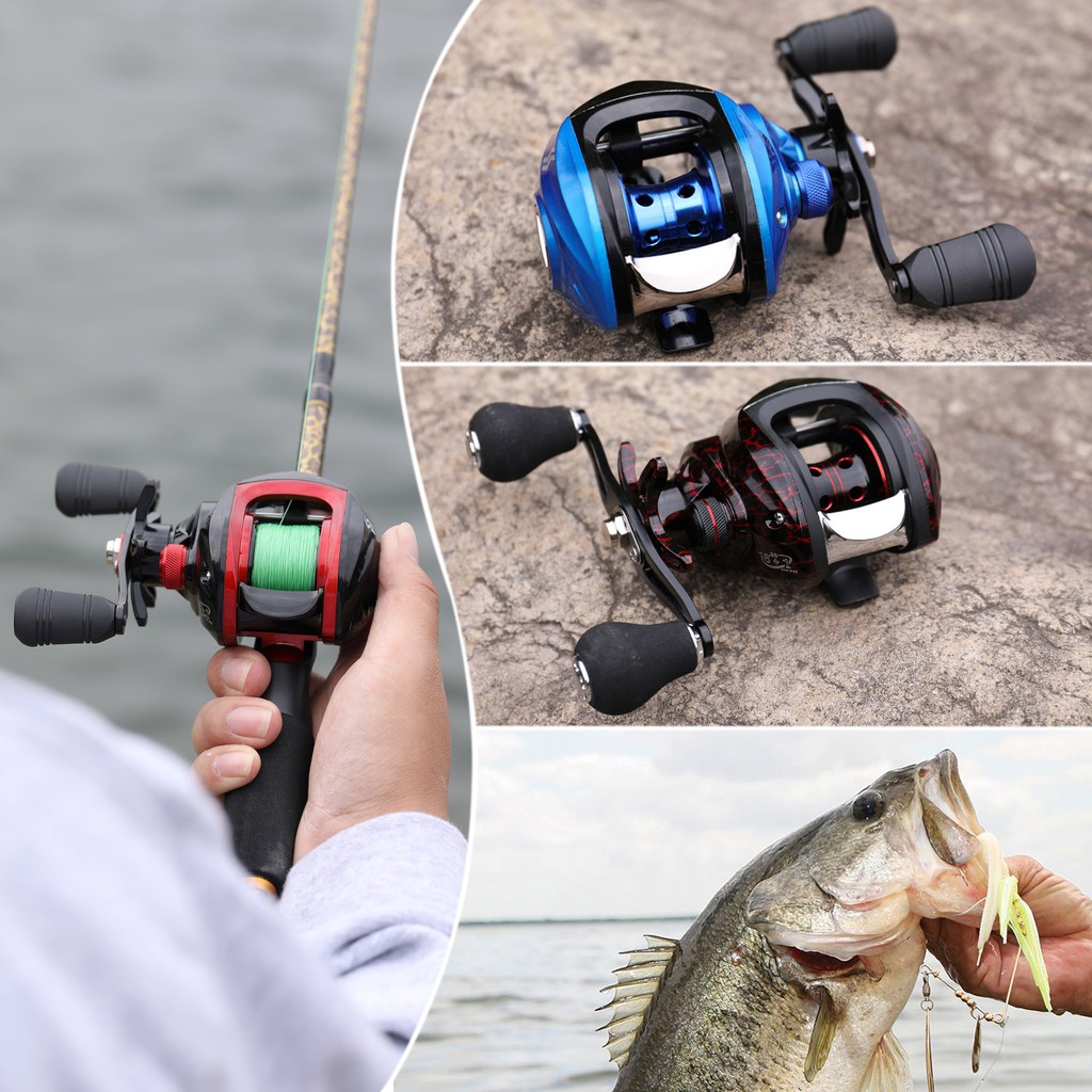 Sougayilang 4 Warna 18 + 1BB Fishing Reel 8KG Max Baitcasting Fishing Reel Untuk Memancing