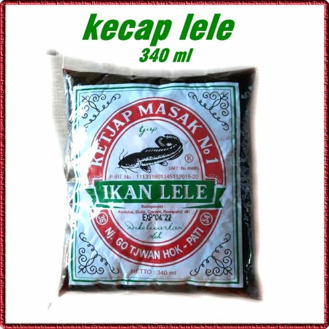 

Kecap IKAN LELE Kecap Masak Nj Go Tjwan Hok 340 ml