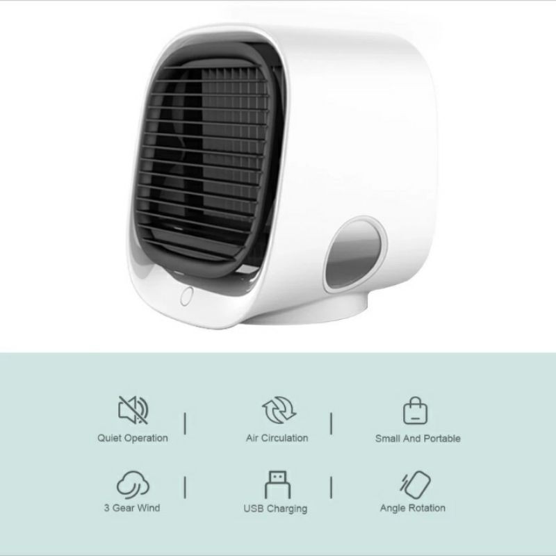 Air Cooler Fan Mini AC Portable Kipas Angin Pendingin USB High Quality AC Mini Humidifier