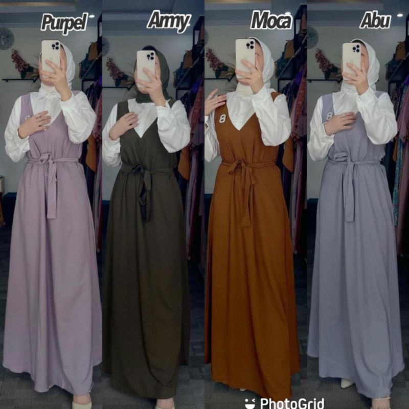 Home Dress Shakila Termurah Bahan Sakila Premium Alus Adem Nyaman Dipakai - Homey Dress Gamis Jumbo Baju Kondangan Outfit