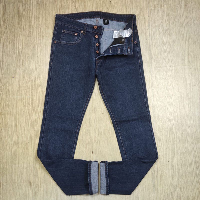 celana jeans pria skinny stretch second