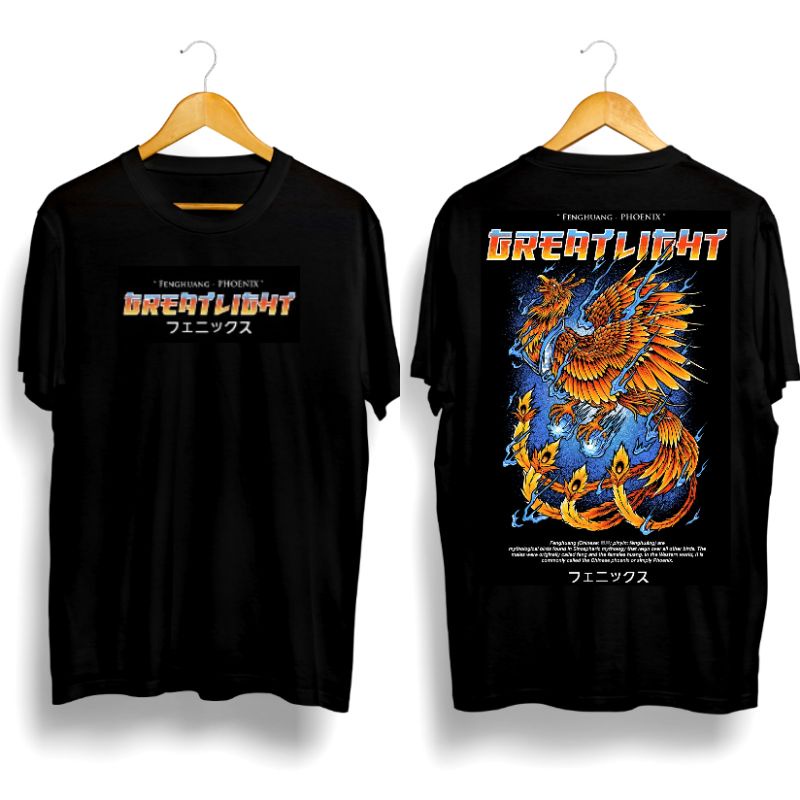 kaos pria/JAPANESE PHOENIX GREATLIGHT ORIGINAL/kaos japan