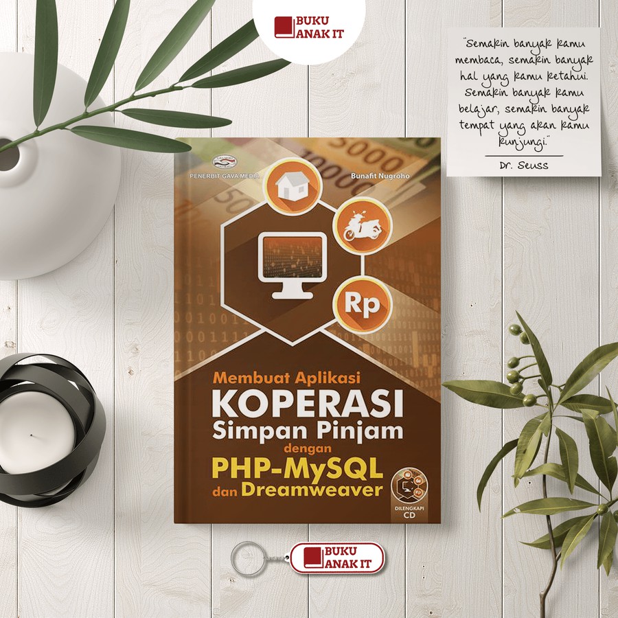 Jual Buku Membuat Aplikasi Koperasi Simpan Pinjam Dengan Php Mysql Dan Dreamweaver Bonus Cd 8651