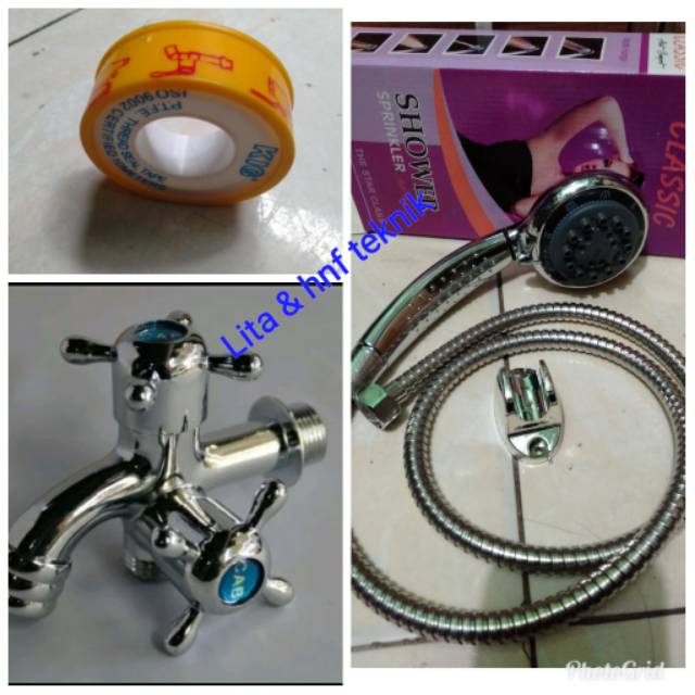 Paket shower mandi dan kran shower