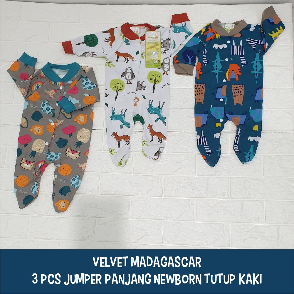 Velvet Junior Jumper Panjang Buka/Tutup Kaki