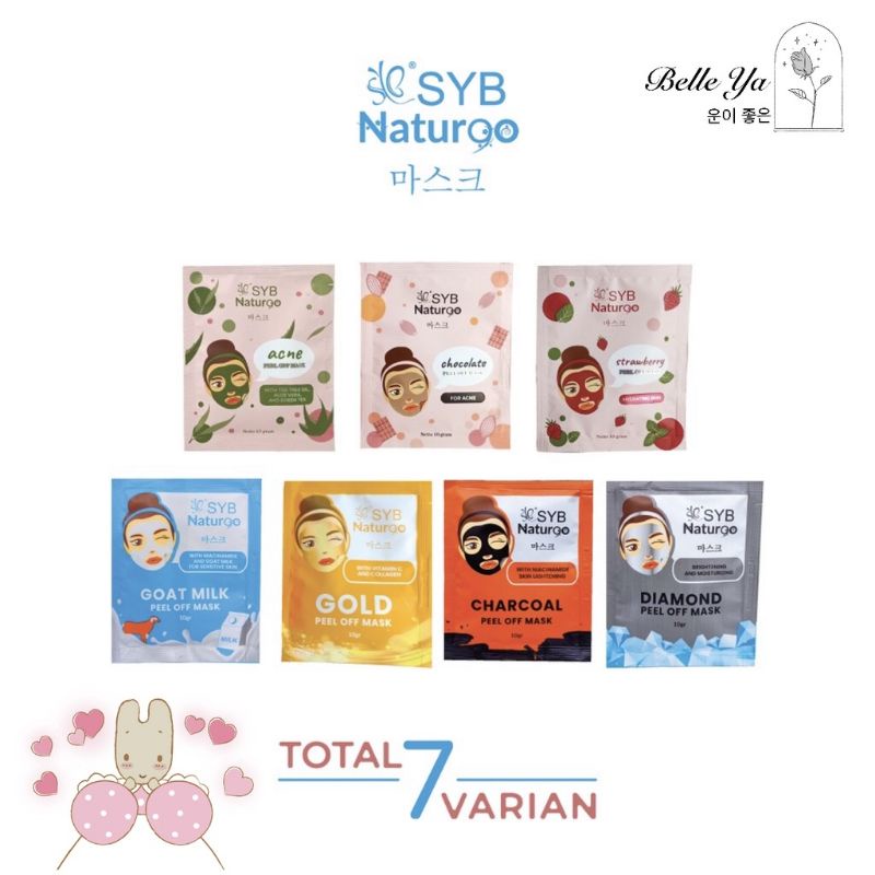 SYB NATURGO PEEL OF MASK (BPOM) 10 GRAM