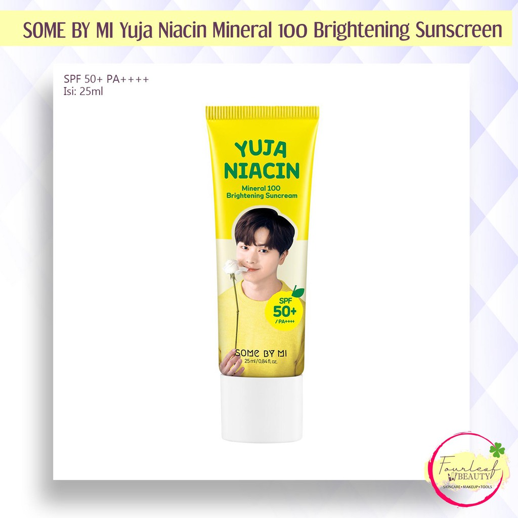SOME BY MI Yuja Niacin Mineral 100 Brightening Sunscreen - 25 ml